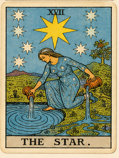 The Star tarot card
